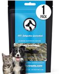 Only One Treats Dried Sardines for Dogs and Cats – All-Natural Training Treats with Omega 3 and Calcium – Sun-Dried Pet Treats for Dogs and Cats Brain, Heart, Skin and Coat Health (150g, Pack of 1)