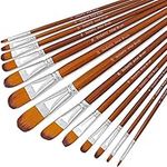 DUGATO Artist Filbert Paint Brushes