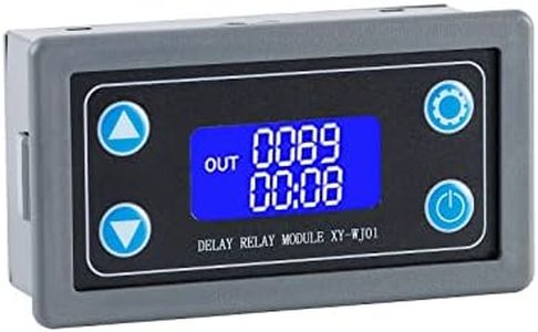 EC Buying XY-WJ01 Delay Relay Timer Module DC 6-30V 12V 24V 0.01s-9999min 50mA Digital Timer Period Switch AC 220V Power On-Off Controller LCD Display Button