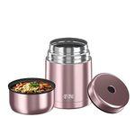 Yelocota Food Jar for Hot Food,20Oz Vacuum Insulated Stainless Steel Lunch Food Containers, Wide Mouth Soup Flask for Hot Food, Leak Proof Food Jar for School Office Travel