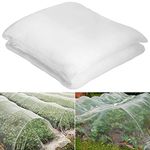 Insect Netting Mesh Garden Netting Fine Mesh Butterfly Garden Netting 40 Mesh per Inch for Vegetable Plants Fruits Crops Greenhouse Row Covers Raised Bed Barrier Screen Birds Protection Netting (2*3m)