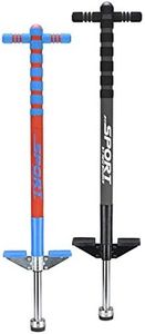 New Bounce Soft, Easy Grip Sport Pogo Stick- 2 Pack Combo Set