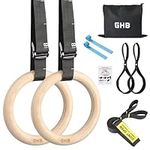 GHB Gymnastic Rings Wooden Gym Ring
