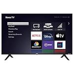 RCA Roku TV 55" 4K Smart TV, 55 Inch TV with Apple TV+ BBC Netflix Freeview, HDR DVB-T2/T Dolby Audio HDMI USB, Large Screen TV for Living Room