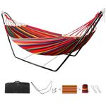 Canvas Hammock With Stands