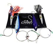 Amazing 4 Pack Wahoo, Marlin Lure Set - Hawaiian Habit by MagBay Lures - Replaces Yo Zuri