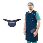 IS IndoSurgicals Lead Apron for X-Ray Protection with Thyroid Collar Lead Equivalency 0.50 mm (BARC Approved)