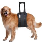 TiereCare Dog Sling for Large Dogs Hind Leg Support Plastic-Strips Support Dog Lift Harness for Back Legs Comfortable No Bunching Mobility Support for Eldery Dogs