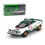 Mini GT Die Cast Collectrors Model Cars : (Lancia Stratos HF #11 1975 Rally Sanremo Winner)