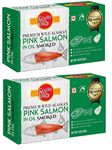 Golden Prize Wild Alaskan Smoked Pink Salmon Fillet in Oil, 115g(Pack of 2)