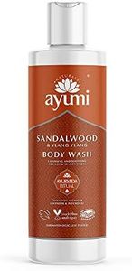Ayumi Sandalwood & Ylang Ylang Body Wash. Vegan, Cruelty-Free, Dermatologically-Tested, 1 x 250ml