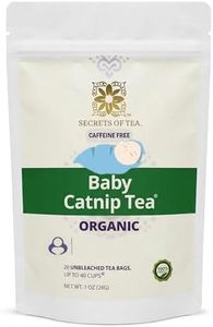 Secrets Of Tea Baby Catnip Sleepy Time Tea – Organic Relaxing Herbal Blend for Babies and Newborns, Gentle and Caffeine-Free – 20 Tea Bags (1 Pack)