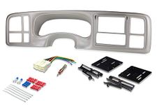 SCOSCHE ICGM16BN 1999 to 2002 Select Chevrolet Silverado, Suburban, Avalanche, Tahoe & GMC Sierra, Yukon/XL Full Dash Double DIN Installation Kit - Shale