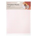 Sew Easy Gridded Template Plastic – 2 Sheets, 280 x 215mm Non Slip, Easy to Cut for Quilting Patchwork Dressmaking