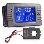 MICTUNING AC Digital Multimeter Ammeter Voltmeter with LCD Display 80-260V 100A Current Transformer for Home Appliances