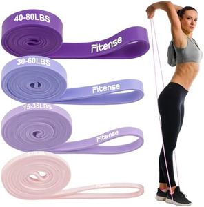 Fitense Bande di Resistenza per Donne - Set di 4 Bande Elastiche Fitness per Donne, Resistance Band Allenamento Pull Up con Borsa/Ancoraggio Porta/Poster, Resistenza Bande per Pilates,Stretching,Yoga