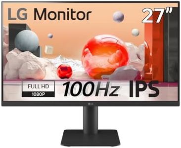 LG Standard 27MS550-B.AEU Ecran PC bureautique 27" - Dalle IPS résolution FHD (1920x1080), 5ms GtG 100Hz, NTSC 72% (CIE1931), inclinable, réglable en Hauteur