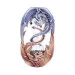 Nemesis Now Guardians of Time Sand Timer Anne Stokes 20cm, Resin, Lilac, One Size