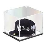 Hat Display Case Mirror Base, Clear