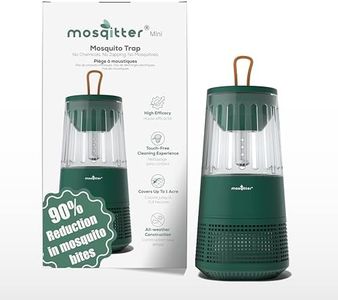 Mosqitter Mini, Mosquito Killer Outdoor, Indoor Flying Mosquito Trap, Indoor Bug Catcher Plug in, 1 Acre Coverage, Flying Insect Trap