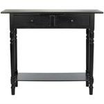 Safavieh American Homes Collection Rosemary Distressed Black Console Table