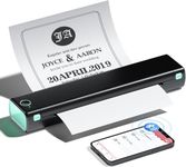 Phomemo M08F Portable Thermal Printer - Wireless A4 Mobile Printers for Home Use Office Vehicles Car, Bluetooth Inkless Printer Compatible with Phone & Laptop