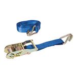 Silverline Ratchet Tie Down Strap J-Hook 4m x 30mm - Rated 400kg Capacity 800kg (350060)