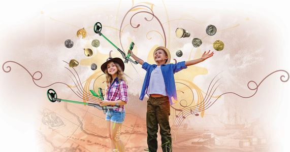 Nokta Midi Hoard Kids Metal Detector – Lightweight Waterproof Detector