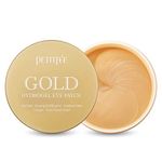 PETITfÉE 24k GOLD HYDROGEL KOREAN EYE PATCHES for Puffy Eyes, Under-eye Wrinkles & Dry Under-eye Skin. PACK OF 60 (30 Pairs)