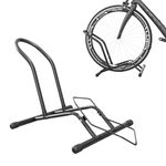 SPORTNOW Bike Floor Stand, Portable Bike Rack for 16"-29" Kid's/Mountain/Road Bikes Garage Indoor Outdoor Use