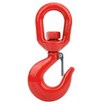 SANON 2Ton Alloy Steel Swivel Lifting Hook, 3200kg Capacity, Industrial Grade, Powder Coated, Portable