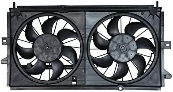 TYC 620380 Cooling Fan Assembly Compatible with 2000-2003 Chevrolet Impala , Black