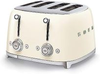 Smeg Cream Retro 4 Slice Toaster