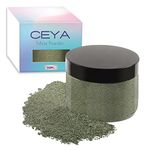 Ceya Mica Powder, 5.3oz/ 150g Olive Green Pearlescent Effect Colorant Pigment Powder for Epoxy Resin, Tumblers, Slime Bath Bomb, Soap Dye, Slime, Candle, Resin Crafting, Paint, Jewelry, Nail Polish