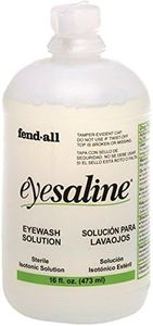 Eyesaline Emergency Eyewash Station Refill Bottles, 16 oz - 1/Pack of 4
