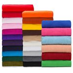 Polar Fleece Fabric Material Super Soft Handle,37 Colors,Anti Pill Test Approved, Spun Polyester Fleece - Washable,Substantial Weight 320G/SqM,Neotrims UK. Moss Green, Half Metre