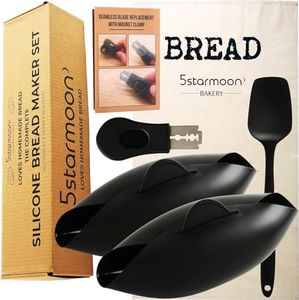 5 star moon Silicone Bread Maker for Multipurpose - BPA-Free Microwave Steamer | Omelet Maker | Fish Poacher | Oven Roaster | Cloche Bread Baker | Healthy Microwave Cooking