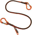 Ergodyne Squids 3110F(x) Tool Lanyard Dual Carabiner - 10Lbs, Standard, Gray