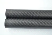 WHABEST Glossy 1000mm Long x 22mm OD x 20mm ID Carbon Fiber Tube for Quadcopter Multicoptor