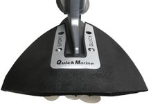 QuickMarine Whale Tail Hydrofoil Stabilizer for Marine 40-300 HP Outboard Motors and Most Sterndrive Engines Silver