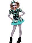 amscan (PKT) (9904753) Child Girls Dark Doll Costume (6-8yr)