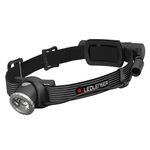 Ledlenser H8R SE - Powerful Rechargeable LED Headtorch, Water Resistant IPX4 700lm of Light Output Plus Rear Safety Red LED Light, Includes USB Cable, Rechargeable Li-ion Battery and Carry Case
