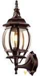 VIANIS Outdoor Wall Lantern, Dusk to Dawn Porch Lights, Outside Lighting Fixtures for House, Oil Rubbed Bronze Exterior Garage Light Fixtures Wall Mount, Anti Rust Outdoor Wall Sconce Lamp for Patio