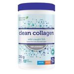 Genuine Health Marine Clean Collagen Powder, 21 servings, 210g tub, 10g collagen per serving, Natural joint, skin, hair, nail support, Unflavoured, Dairy & gluten-Free, Wild-caught, Non-GMO, Keto & paleo-friendly