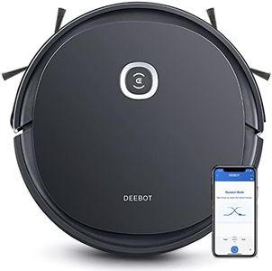 ECOVACS DEEBOT U2 PRO 2-in-1 Robotic Vacuum Cleaner with Mopping, Strong Suction, Smart App Enabled, Google Assistant & Alexa for Hard Floor, Tiles, Carpet & Wood