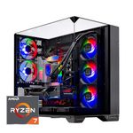 Skytech O11 Gaming PC, Ryzen 7 7800X3D 4.2 GHz (5GHz Turbo Boost), NVIDIA RTX 4070 Ti Super 16GB GDDR6X, 1TB Gen4 SSD, 32GB DDR5 RAM 5600 RGB, 850W Gold PSU, 360mm AIO, Wi-Fi, Win 11 Home