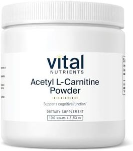 Vital Nutrients - Acetyl L-Carnitine Powder - Supports Normal Brain Function and Memory - Vegetarian - 100 Grams - 3000 mg