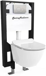 St. Tropez Wall Hung Toilet Bundle White