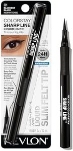 REVLON Colorstay Liquid Matte Eye Pen, Classic, Blackest Black