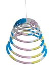 Brainytots Spiral Hanging Toy Mobile | The Perfect First Toy | Wooden Toy For Newborn | Wooden Toy For Baby | Learning Toy For Baby | Black And White Toy For Newborn | Toy To Keep Baby Busy | Dual sided Black & White and Colorful Designs for Early Learning